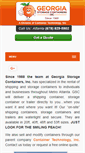 Mobile Screenshot of georgiastoragecontainers.com